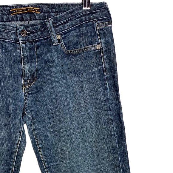 Fidelity Denim Japan Rose Skinny Flare Low Rise Jeans 29 - Picture 7 of 16